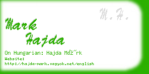 mark hajda business card